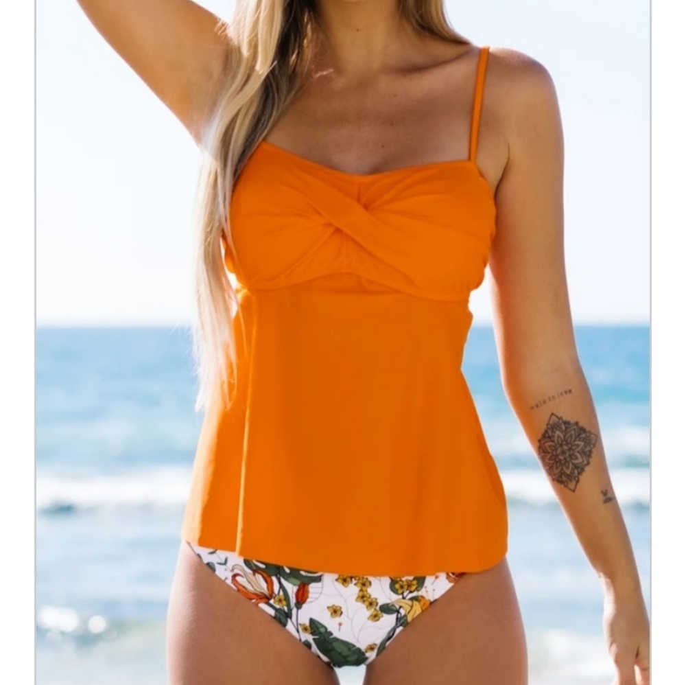 NWT 2pc Tankini Swimsuit Sz L